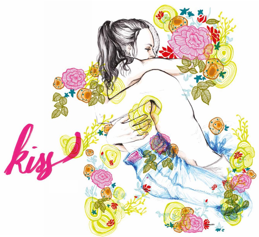 illustration cecile roubio kiss.jpg - Ccile ROUBIO | Virginie